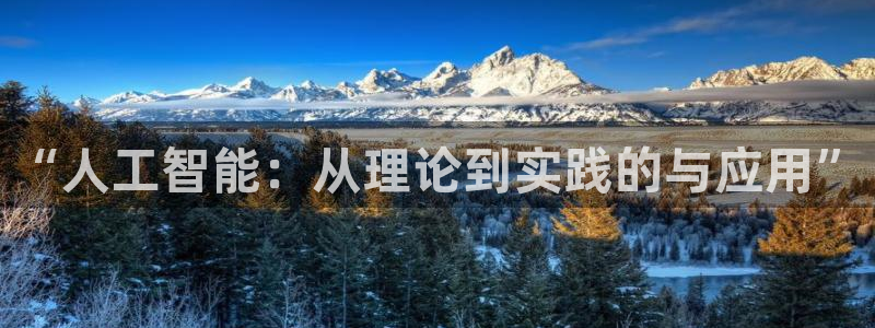 “人工智能：从理论到实践的与应用”