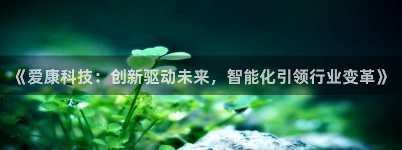 《爱康科技：创新驱动未来，智能化引领行业变革》