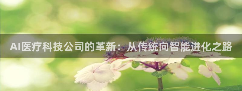 AI医疗科技公司的革新：从传统向智能进化之路