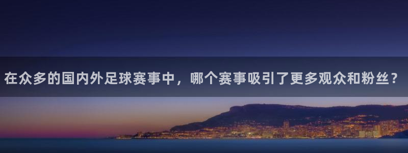 在众多的国内外足球赛事中，哪个赛事吸引了更多观众和粉丝？